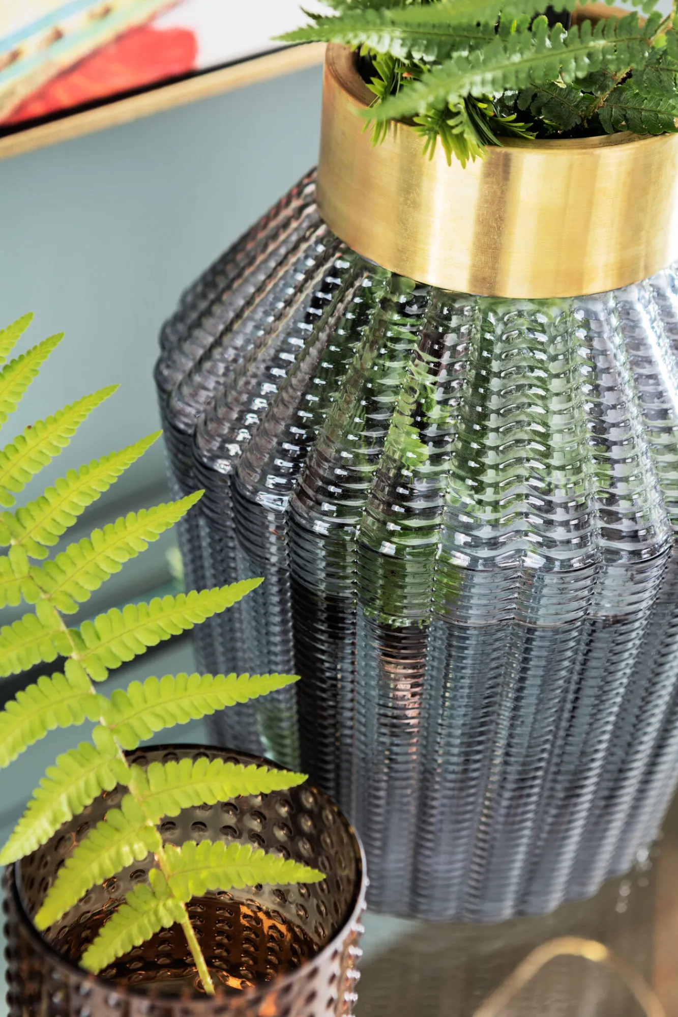 Fashion KARE Design Wazon Barfly Ø21x30 cm szary - KARE