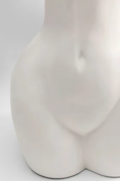 Best KARE Design Wazon biały z motywem ludzkiego ciała ceramiczny 16x22 cm - KARE