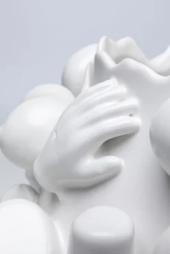 Fashion KARE Design Wazon Body Parts 25x37 cm biały - KARE