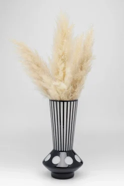 Discount KARE Design Wazon Brillar Ø22x40 cm czarno-biały - KARE