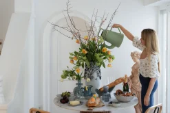 Online KARE Design Wazon Butterflies 28x50 cm jasnoniebieski - KARE