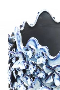 Online KARE Design Wazon Butterflies 28x50 cm jasnoniebieski - KARE