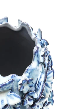 Clearance KARE Design Wazon Butterflies 23x36 cm jasnoniebieski - KARE