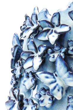 Clearance KARE Design Wazon Butterflies 23x36 cm jasnoniebieski - KARE