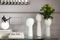 Fashion KARE Design Wazon Cabeza 18x40 cm biały - KARE