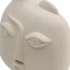 Hot KARE Design Wazon ceramiczny beżowy twarz abstrakcyjna 13x16 cm - KARE