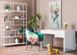 Fashion KARE Design Wazon Chameleon Jack Fruit Ø39x39 cm zielono-złoty - KARE