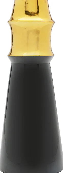 Outlet KARE Design Wazon Ciera Ø14x35 cm czarno-złoty - KARE