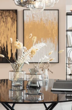 Sale KARE Design Wazon Cristallino Ø15x20 cm transparentny - KARE