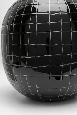 Outlet KARE Design Wazon czarny stal emaliowana Ø24x26 cm - KARE