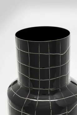 Sale KARE Design Wazon czarny stal emaliowana Ø16x33 cm - KARE