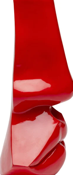 Outlet KARE Design Wazon dekoracyjny czerwony usta 25x38 cm - KARE