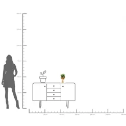 Best KARE Design Wazon dekoracyjny Flowercrown 20x31 cm złoty - KARE