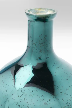 Discount KARE Design Wazon dekoracyjny Lizy Shine Multi Ø27x50 cm turkusowo-brązowy - KARE