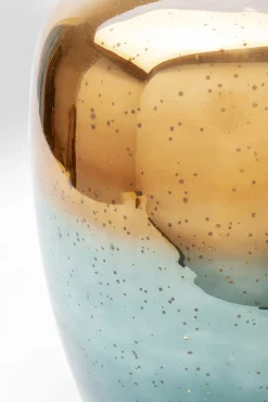 Online KARE Design Wazon dekoracyjny Lizy Shine Multi Ø30x41 cm turkusowo-brązowy - KARE