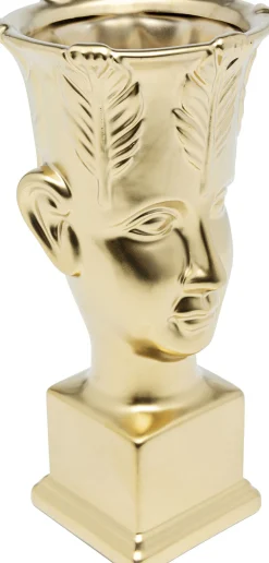 Fashion KARE Design Wazon dekoracyjny Rosto Ø12x25 cm złoty - KARE
