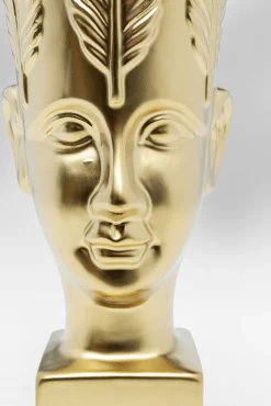 Fashion KARE Design Wazon dekoracyjny Rosto Ø12x25 cm złoty - KARE