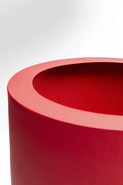 Fashion KARE Design Wazon dekoracyjny stalowy Ø26x25 cm czerwony - KARE