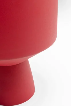 Fashion KARE Design Wazon dekoracyjny stalowy Ø26x25 cm czerwony - KARE