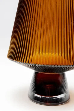 Hot KARE Design Wazon do salonu szklany w kolorze brązowym Ø15x25 cm - KARE
