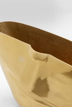 Discount KARE Design Wazon Half Face 46x29 cm aluminium złoty - KARE