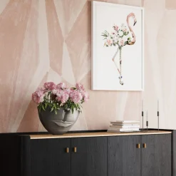 Fashion KARE Design Wazon Half Face 31x22 cm aluminium antracytowy - KARE