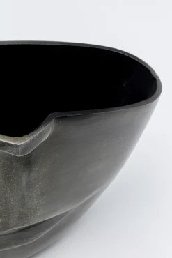 Fashion KARE Design Wazon Half Face 31x22 cm aluminium antracytowy - KARE