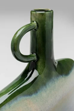 Clearance KARE Design Wazon kamionkowy z uchwytem 3-kolorowy 27x24 cm - KARE