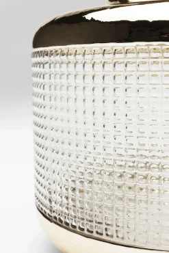 Clearance KARE Design Wazon LA Noble ∅20x19 cm transparentno-złoty - KARE