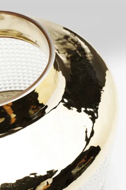 Clearance KARE Design Wazon LA Noble ∅20x19 cm transparentno-złoty - KARE