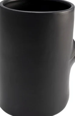 Outlet KARE Design Wazon Labbra czarny 22cm - KARE