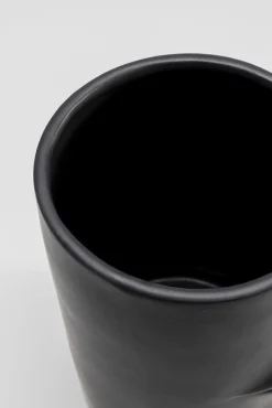 Outlet KARE Design Wazon Labbra czarny 22cm - KARE