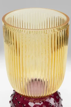 Hot KARE Design Wazon Marvelous Duo Ø13x38 cm fioletowo-żółty - KARE