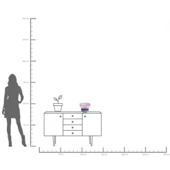 Online KARE Design Wazon Marvelous Duo ∅28x21 cm niebieski - KARE