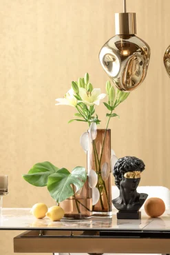 Fashion KARE Design Wazon nowoczesny do salonu szklany brązowy 46 cm - KARE