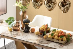 Fashion KARE Design Wazon nowoczesny do salonu szklany brązowy 46 cm - KARE