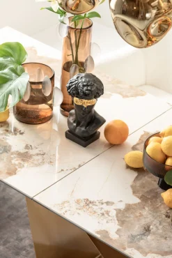 Fashion KARE Design Wazon nowoczesny do salonu szklany brązowy 46 cm - KARE