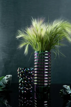 Fashion KARE Design Wazon nowoczesny szklany zielony Ø15x33 cm - KARE