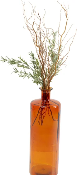 Outlet KARE Design Wazon pomarańczowy szklany Ø25x75 cm - KARE