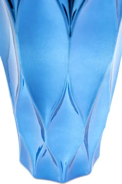 New KARE Design Wazon Rhomb 15x30 cm niebieski - KARE