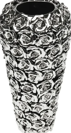 Best KARE Design Wazon Rose Multi 22x45 cm srebrny - KARE