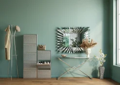 Best KARE Design Wazon Rose Multi 22x45 cm srebrny - KARE