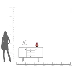 Best KARE Design Wazon Rosie Ø18x25 cm - KARE