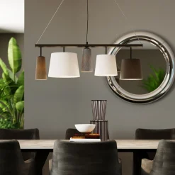 Fashion KARE Design Wazon Roulette ∅18x41 cm biało-czarny - KARE