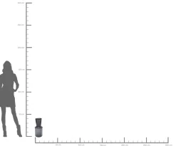 Fashion KARE Design Wazon Roulette ∅18x41 cm biało-czarny - KARE