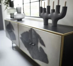 New KARE Design Wazon Roulette ∅25x31 cm biało-czarny - KARE