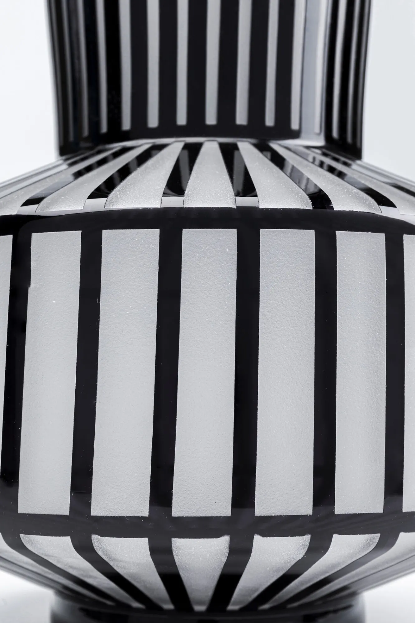 New KARE Design Wazon Roulette ∅25x31 cm biało-czarny - KARE