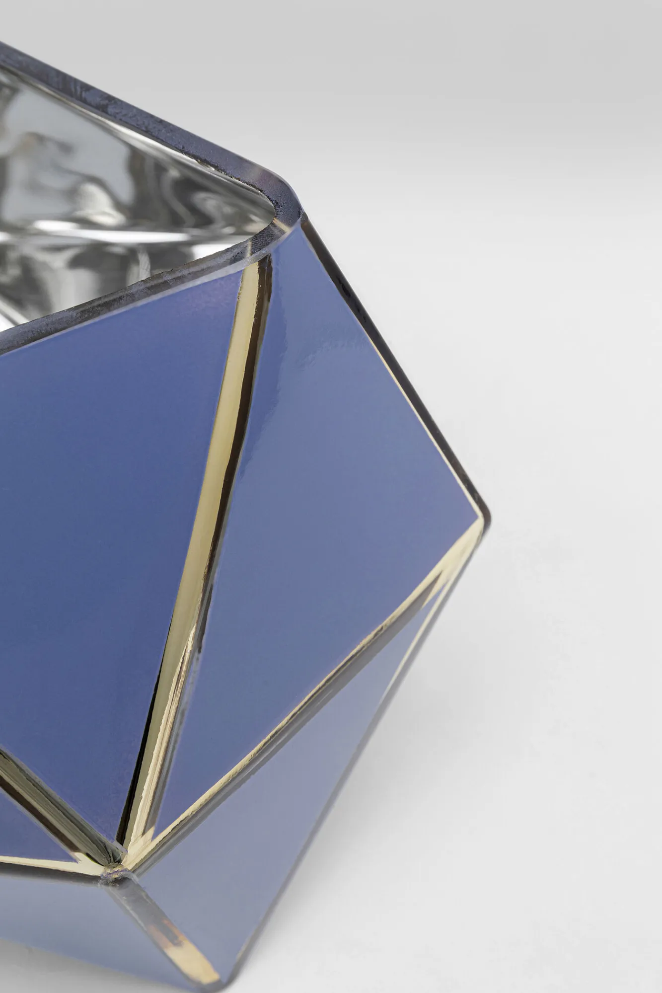 Discount KARE Design Wazon szklany Art Pastel 19x14 cm niebieski - KARE