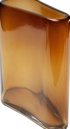 Fashion KARE Design Wazon szklany brązowy nowoczesny 25x32 cm - KARE