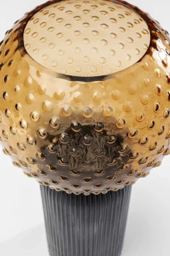 Online KARE Design Wazon szklany bursztynowo-szary Ø15x31 cm - KARE